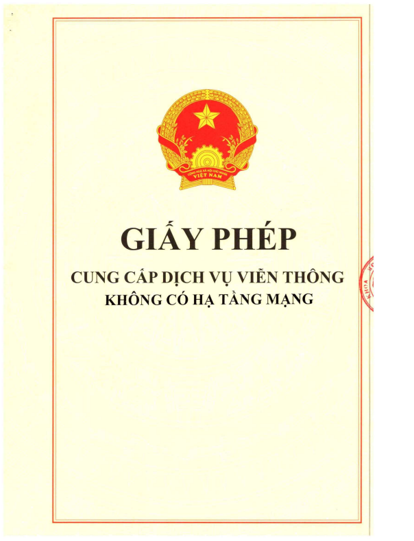 IRIS CÔNG BỐ GIẤY PHÉP CUNG CẤP DỊCH VỤ VIỄN THÔNG KHÔNG CÓ HẠ TẦNG MẠNG